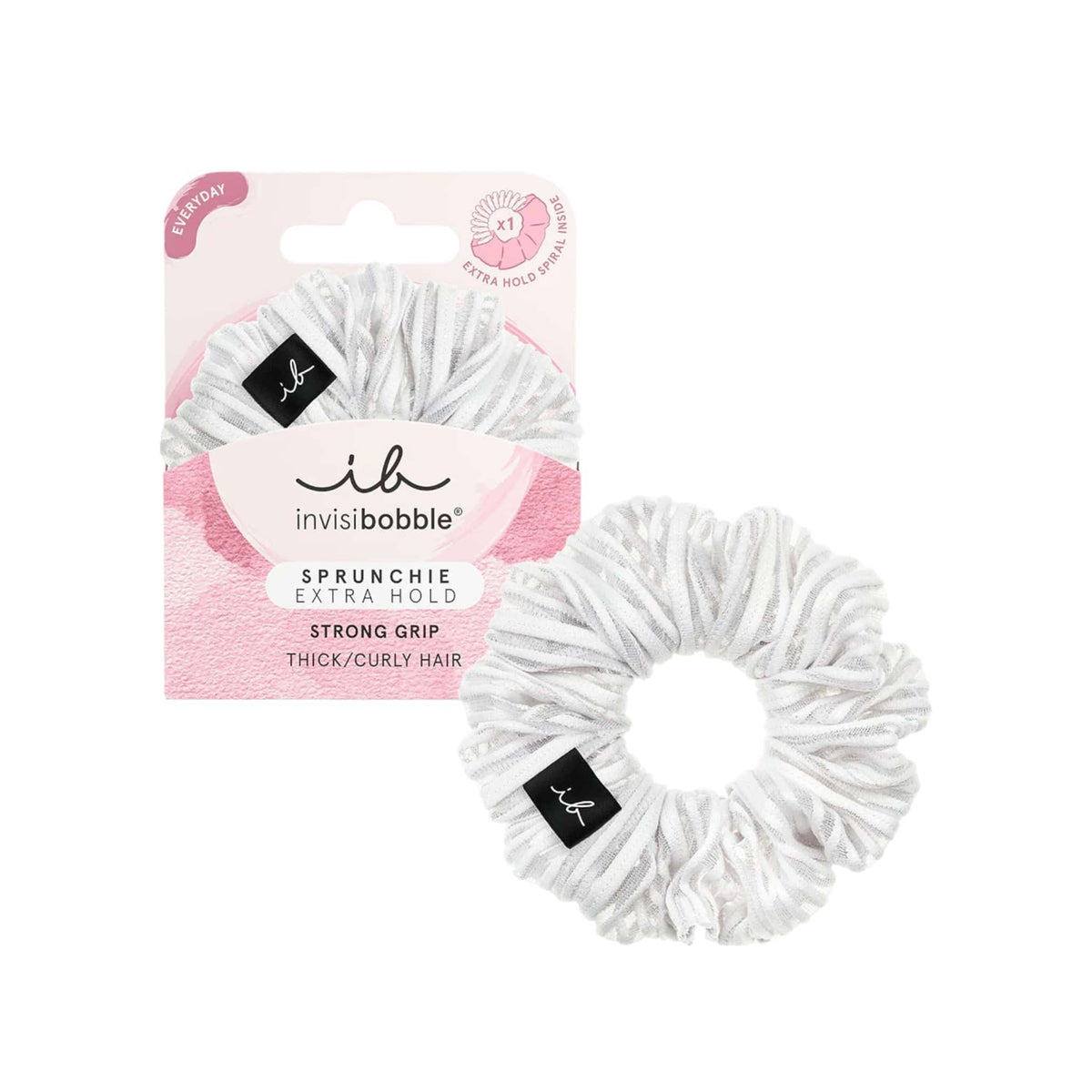 Invisibobble Sprunchie Extra Hold Pure White 1τμχ