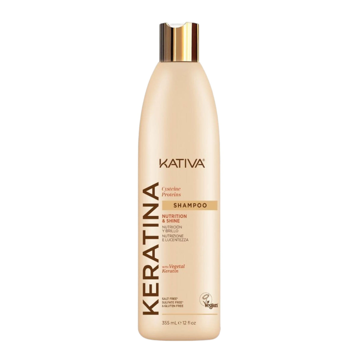 Kativa Keratina Nutrition Σαμπουάν με Πρόσθετη Υδρολυμένη Κερατίνη 355ml