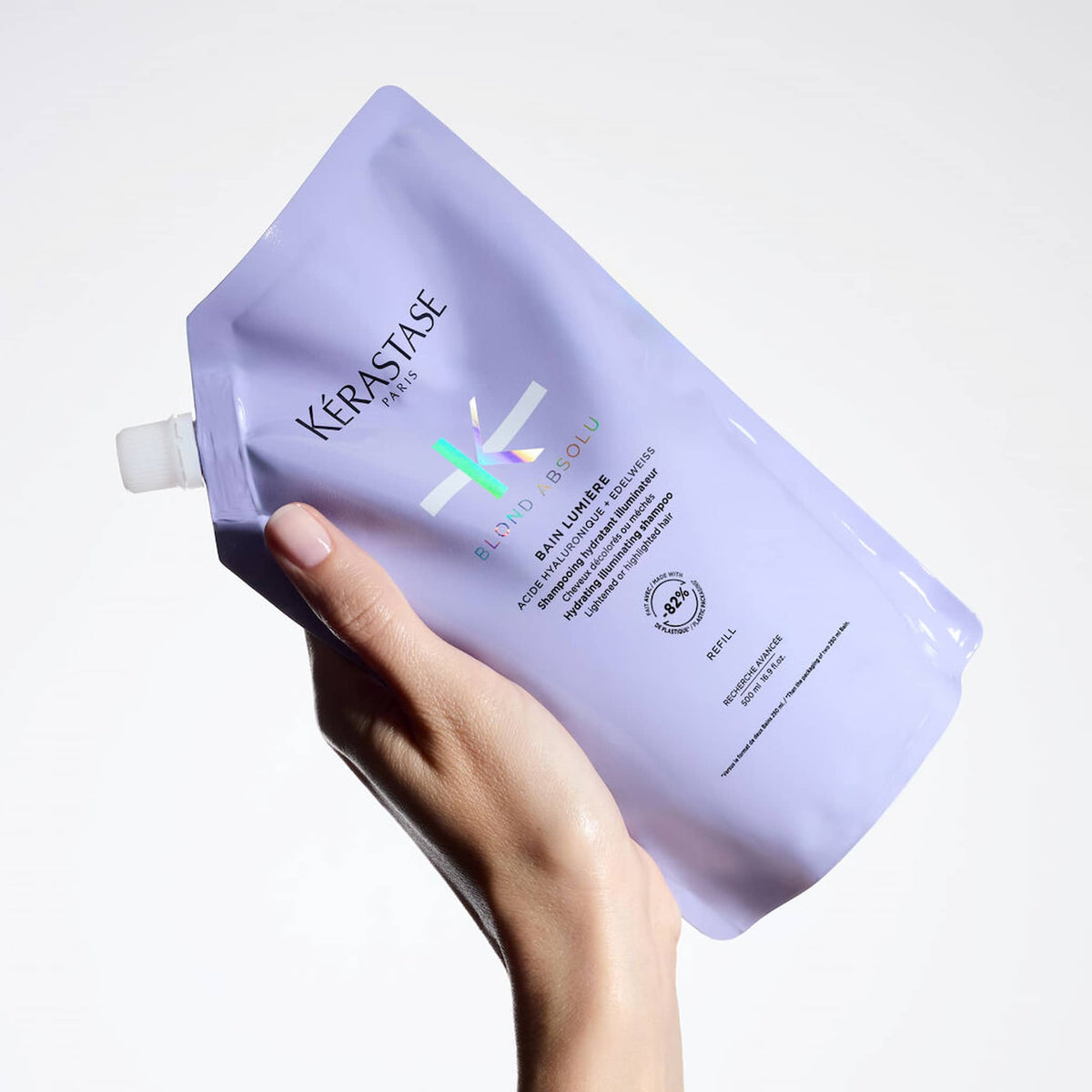 Kerastase Blond Absolu Refill Bain Lumiere Σαμπουάν Ενυδάτωσης Για Ξανθά Μαλλιά 500ml 5