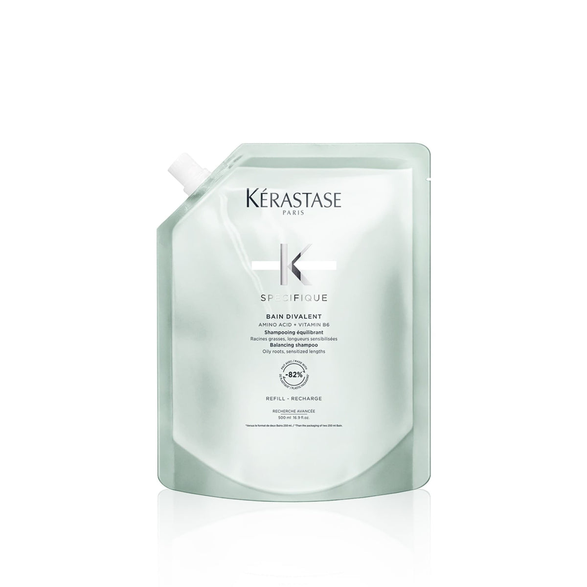 Kerastase Specifique Bain Divalent Refill Σαμπουάν για Λιπαρές Ρίζες και Ταλαιπωρημένα Μήκη 500ml 1