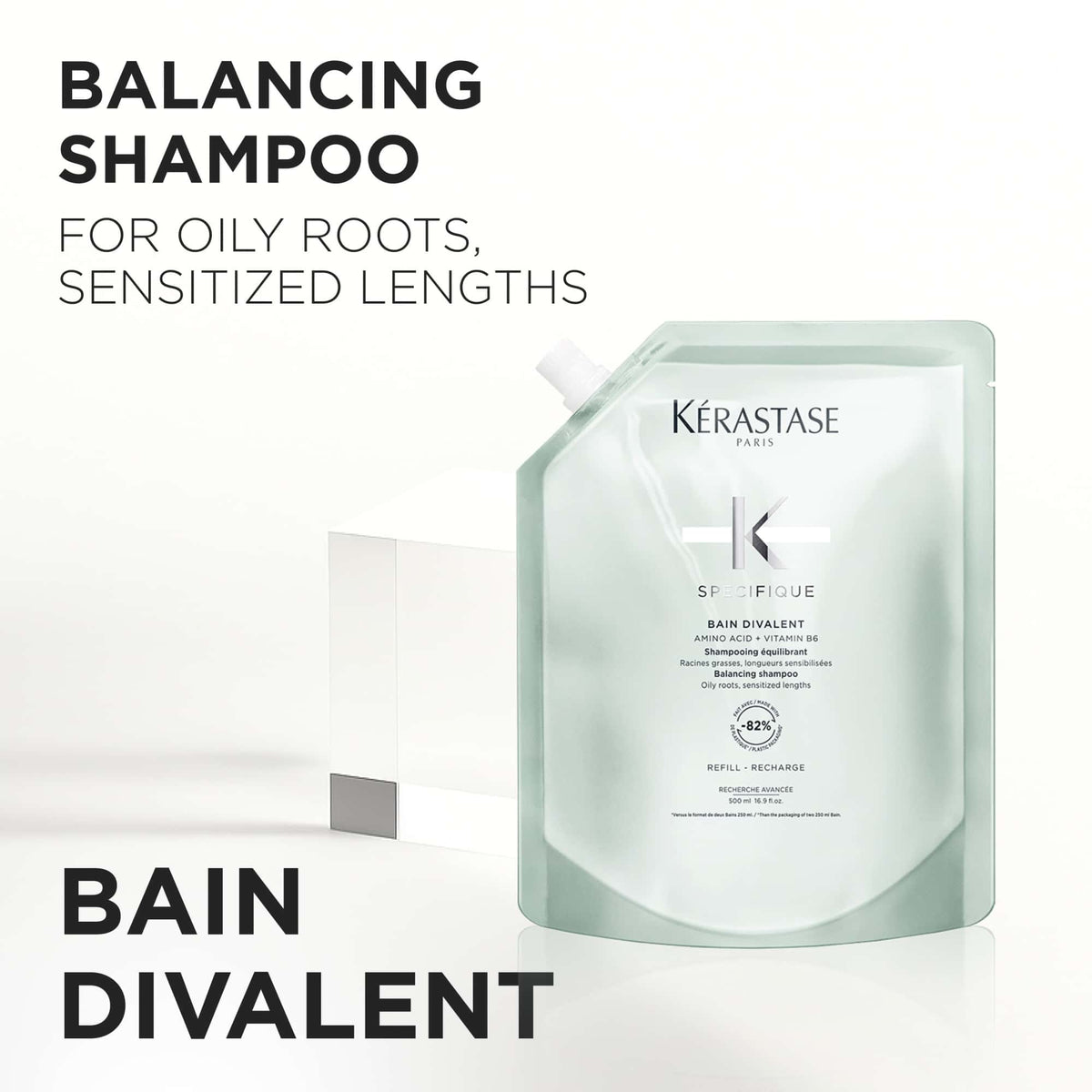 Kerastase Specifique Bain Divalent Refill Σαμπουάν για Λιπαρές Ρίζες και Ταλαιπωρημένα Μήκη 500ml 3