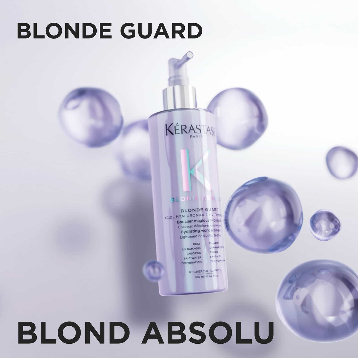Kerastase Blond Absolu Blonde Guard Leave-In Ενυδατική Προστασία για Ξανθά Μαλλιά 190ml 2