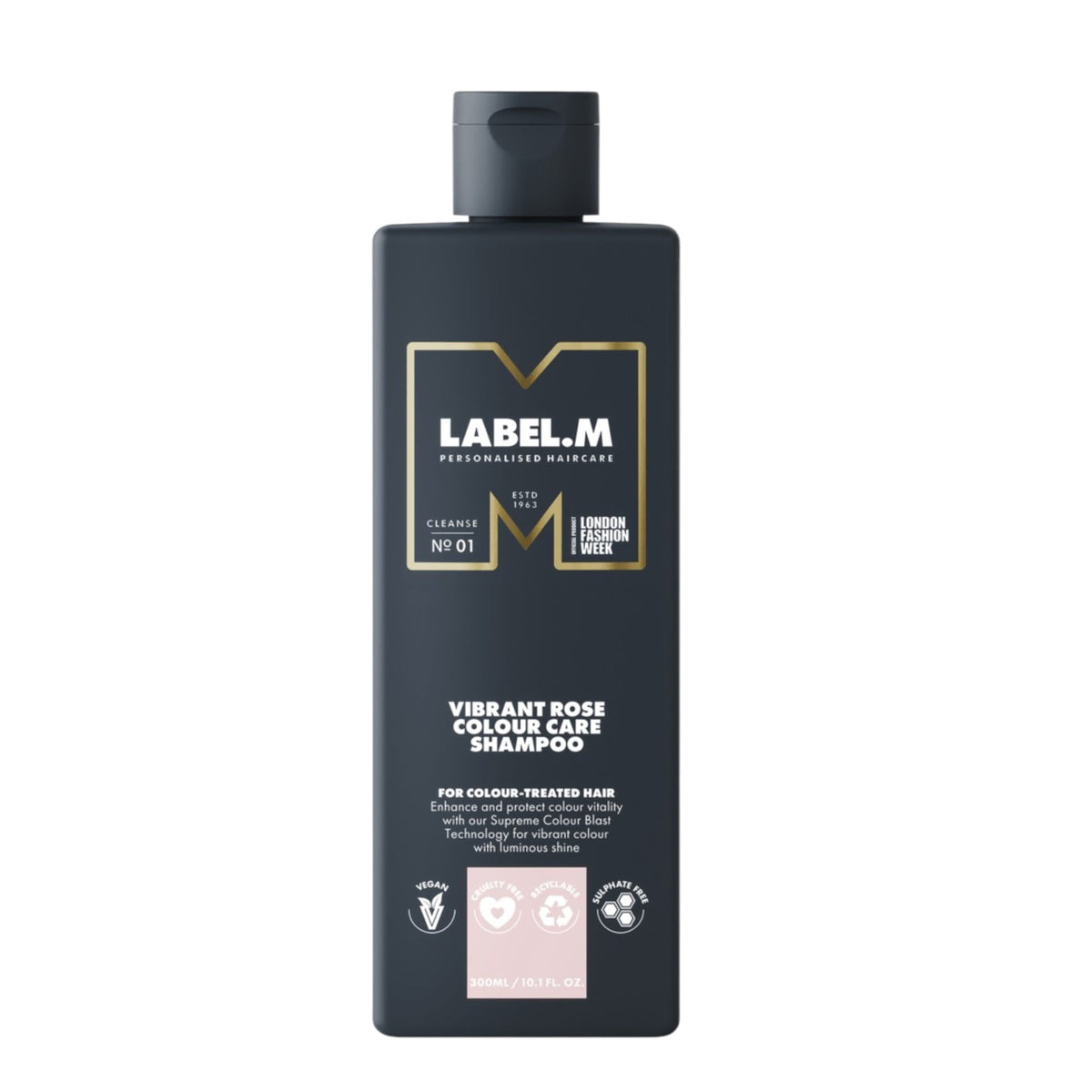 Label.m Vibrant Rose Colour Care Shampoo 300ml 1