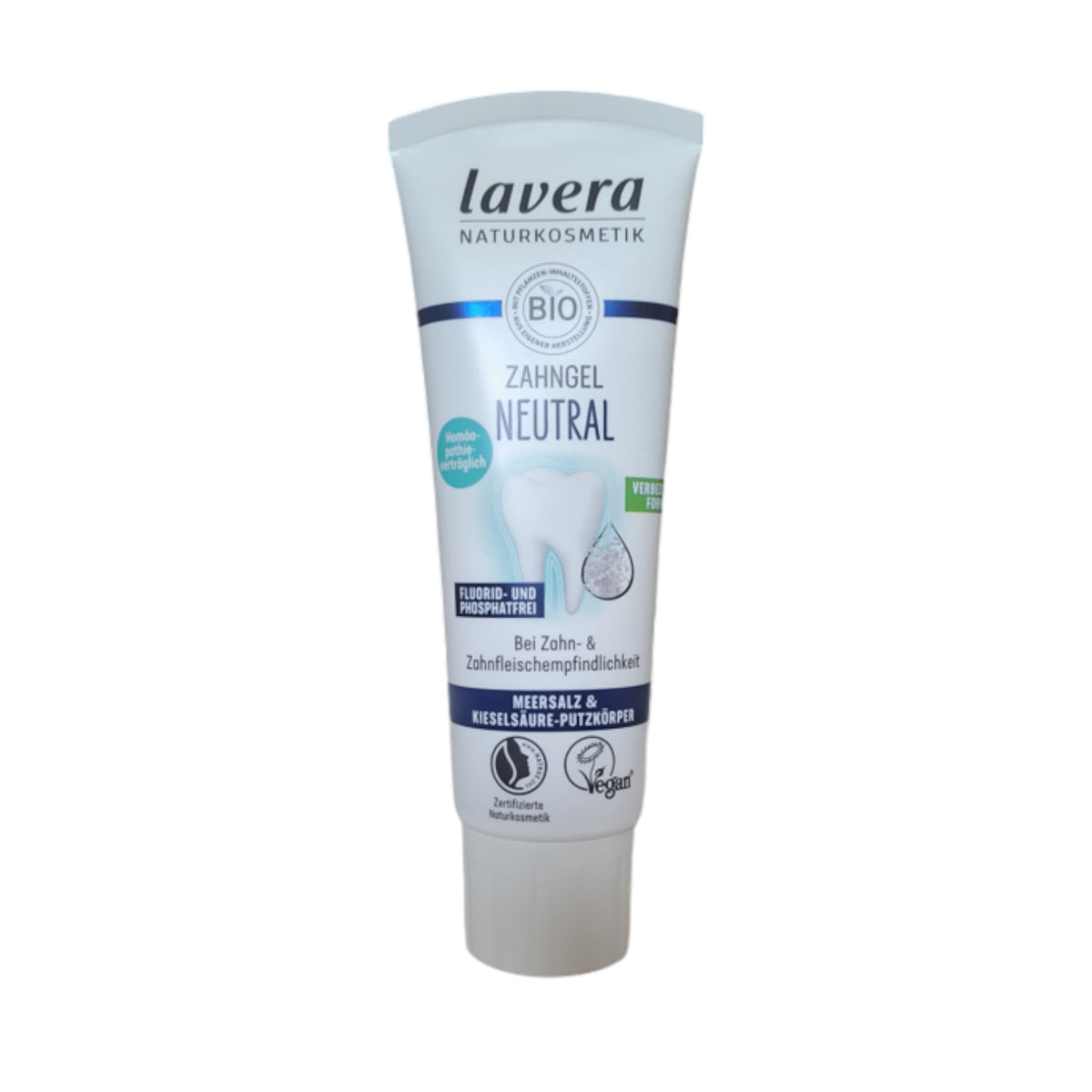 Lavera Neutral Οδοντόκρεμα Με Ένυδρη Πυριτία & Θαλασσινό Αλάτι Χωρίς Φθόριο 75ml
