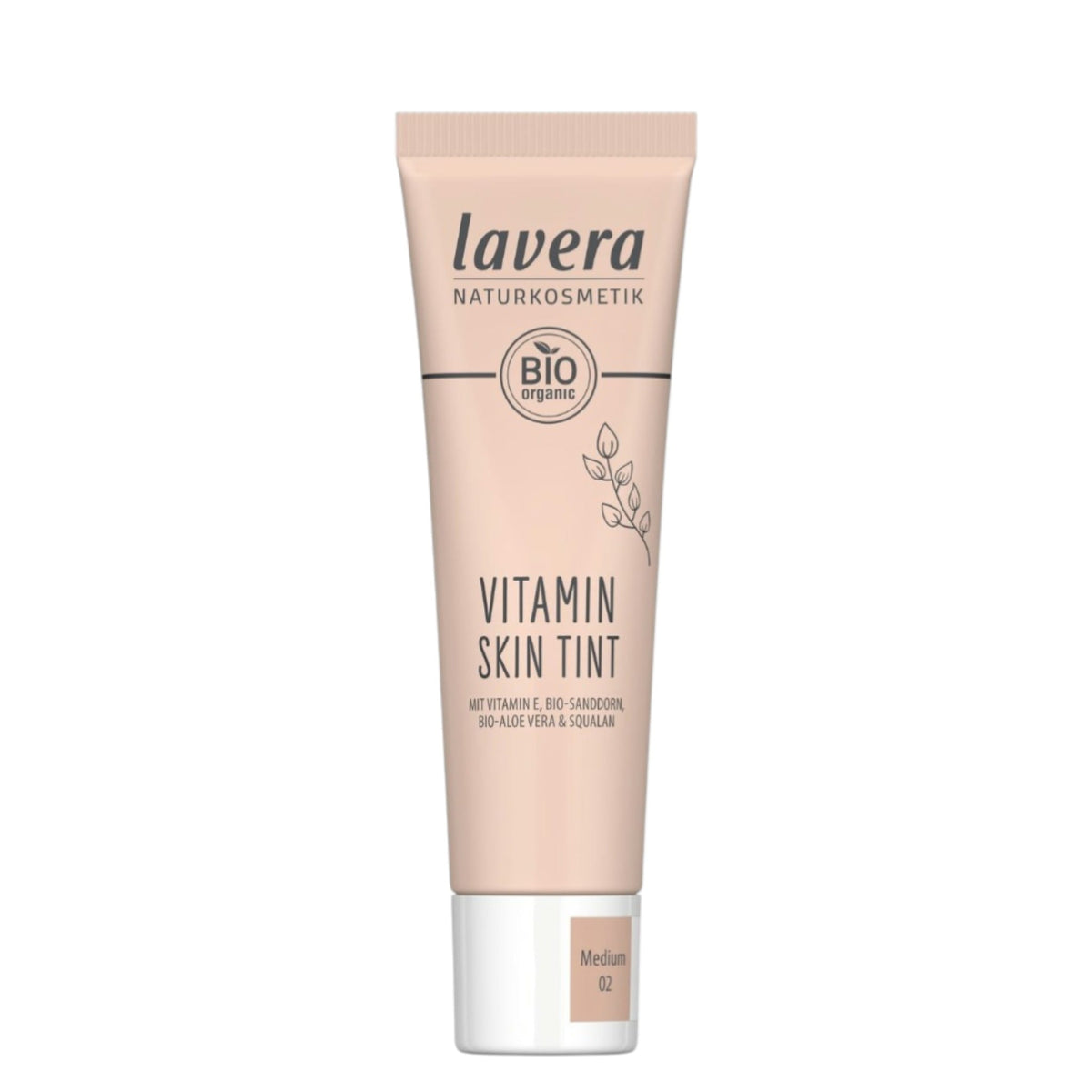Lavera Vitamin Skin Tint Ενυδατική Κρέμα Προσώπου Με Χρώμα Medium 02 30ml 1