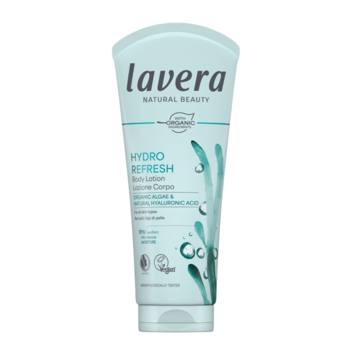 Lavera Hydro Refresh Body Lotion Λοσιόν Σώματος με Βιολογικά Φύκια και Υαλουρονικό Οξύ 200ml 1