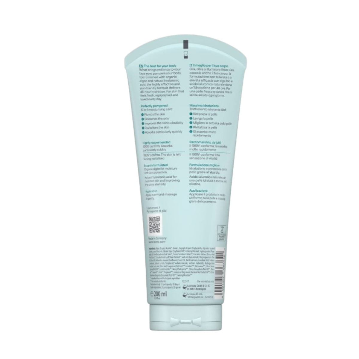 Lavera Hydro Refresh Body Lotion Λοσιόν Σώματος με Βιολογικά Φύκια και Υαλουρονικό Οξύ 200ml 3