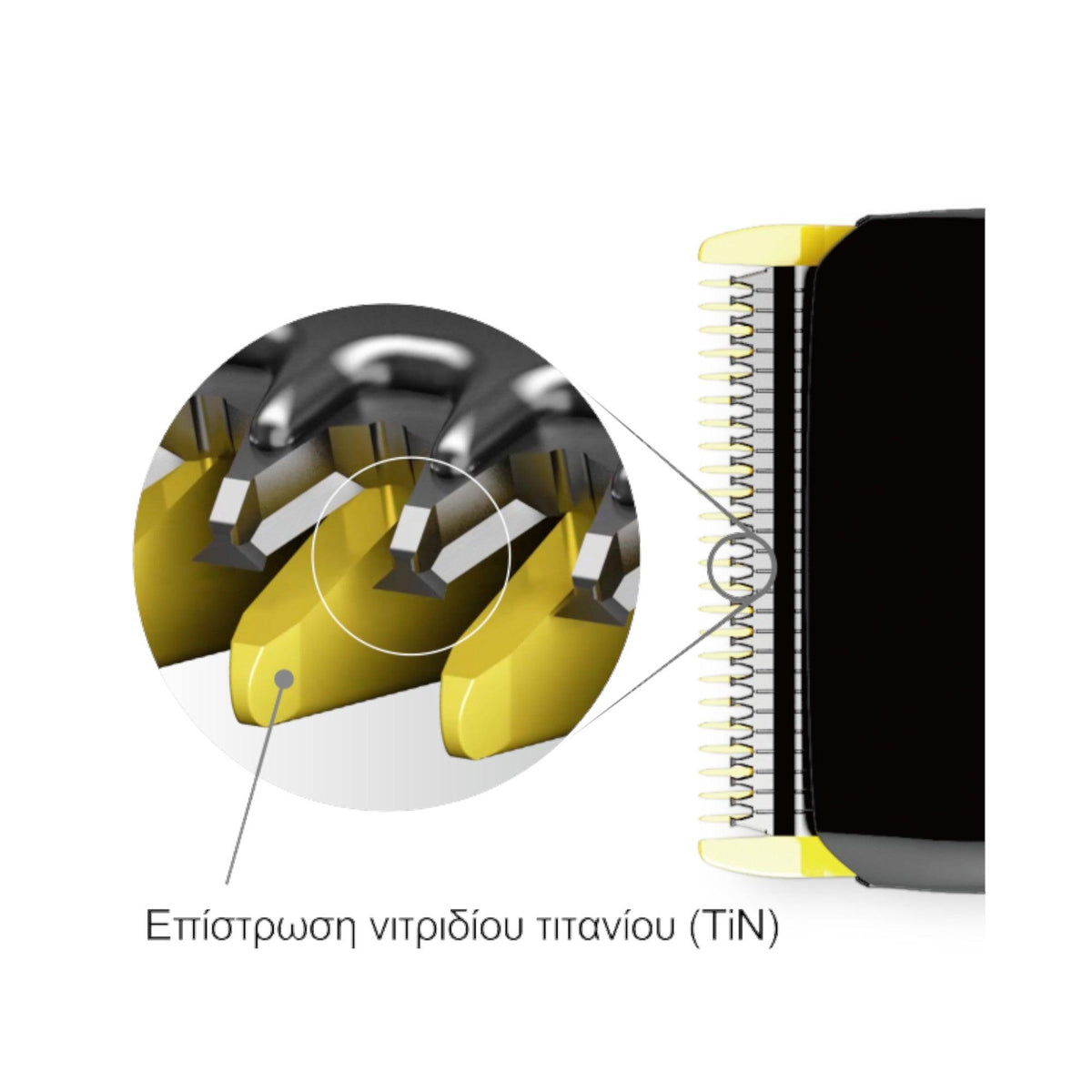Panasonic ER-HGP74 Επαναφορτιζόμενη Κουρευτική Μηχανή Μαύρη