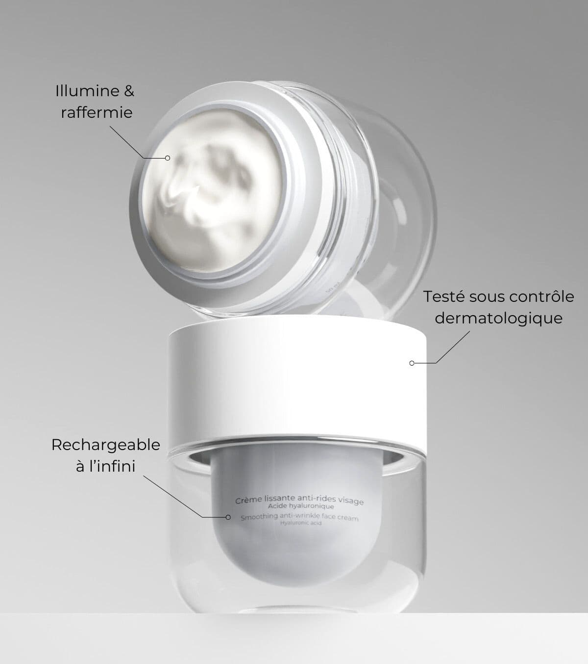Peggy Sage Beauty Expert Face Splendilift Refill Αντιρυτιδική Κρέμα Προσώπου σε Ανταλλακτικό με Υαλουρονικό Οξύ 50ml 3