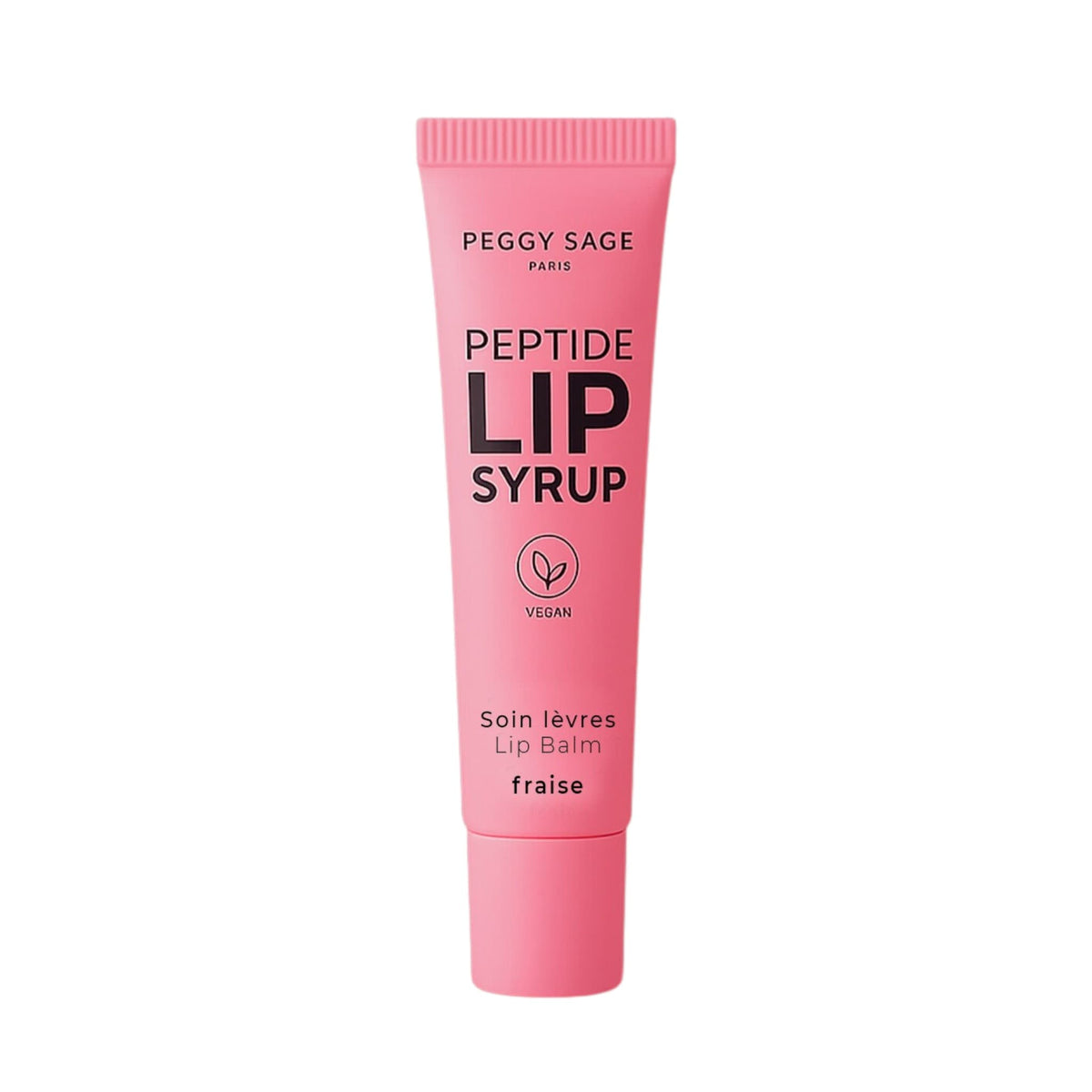 Peggy Sage Peptide Lip Syrup Fraise Lip Balm με Πεπτίδια & Άρωμα Φράουλα 10ml 1