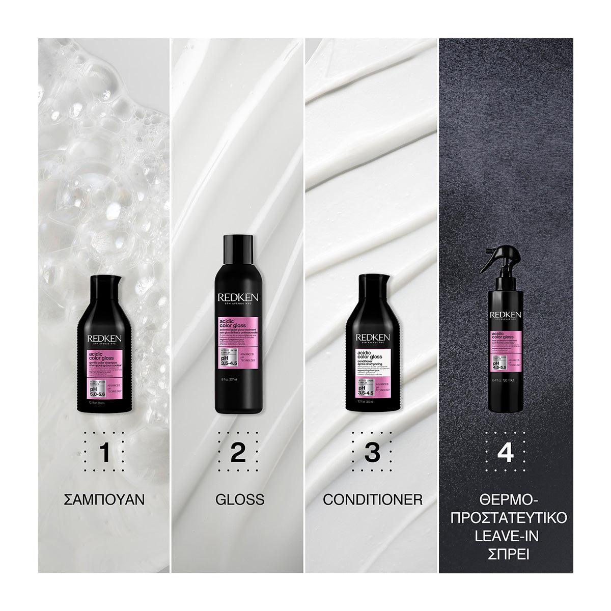 Redken Acidic Color Gloss Σαμπουάν Χωρίς Θειικά Αλατα για Λαμπερό Χρώμα 500ml