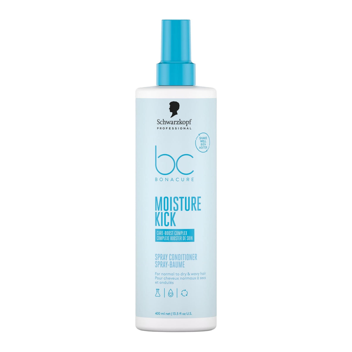 Schwarzkopf Professional BC Bonacure Moisture Kick Spray Conditioner Care Boost Complex 400ml