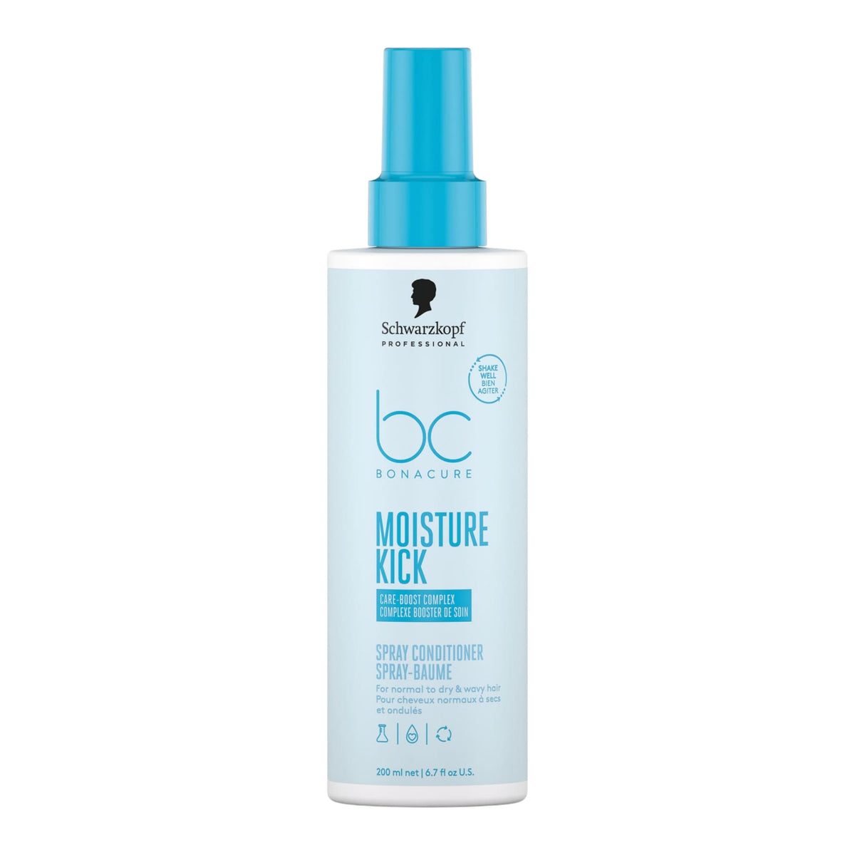 Schwarzkopf Professional Bc Bonacure Moisture Kick Spray Conditioner Care-Boost Complex 200ml