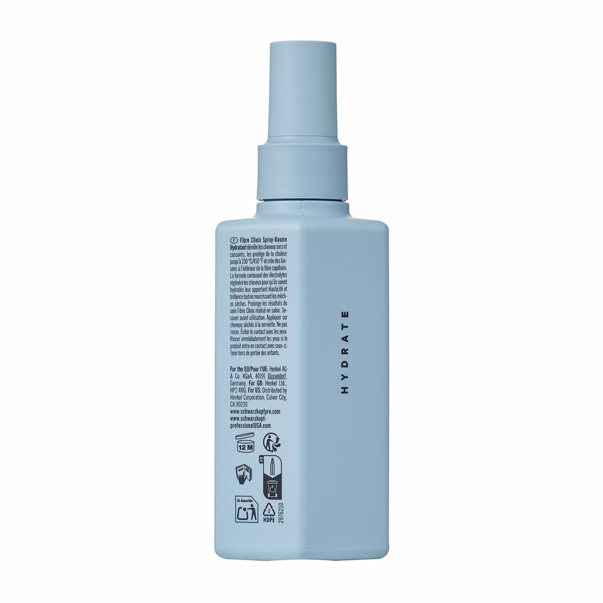 Schwarzkopf Professional Fibre Clinix Hydrate Spray Conditioner Ενυδάτωσης για Ξηρά Ταλαιπωρημένα Μαλλιά 200ml