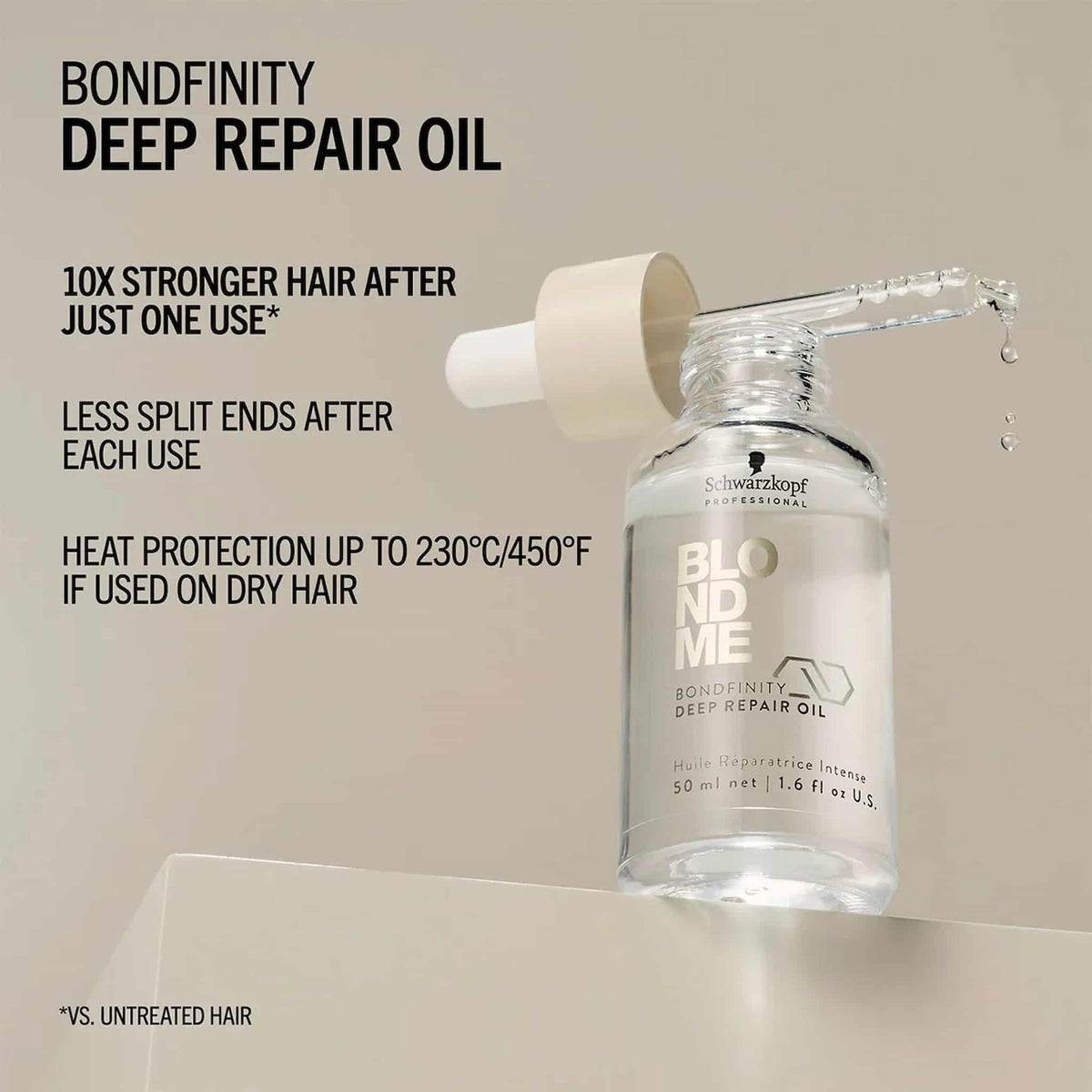 Schwarzkopf Professional Blondme Bondfinity Deep Repair Oil 50ml 3