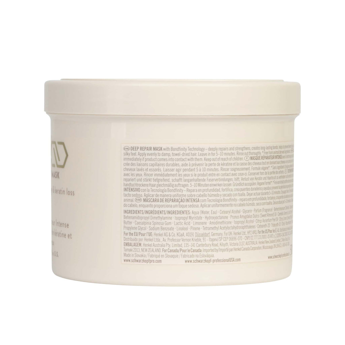 Schwarzkopf BlondMe Bondfinity Deep Repair Mask Επανορθωτική Μάσκα για Ξανθά Μαλλιά 500ml 3