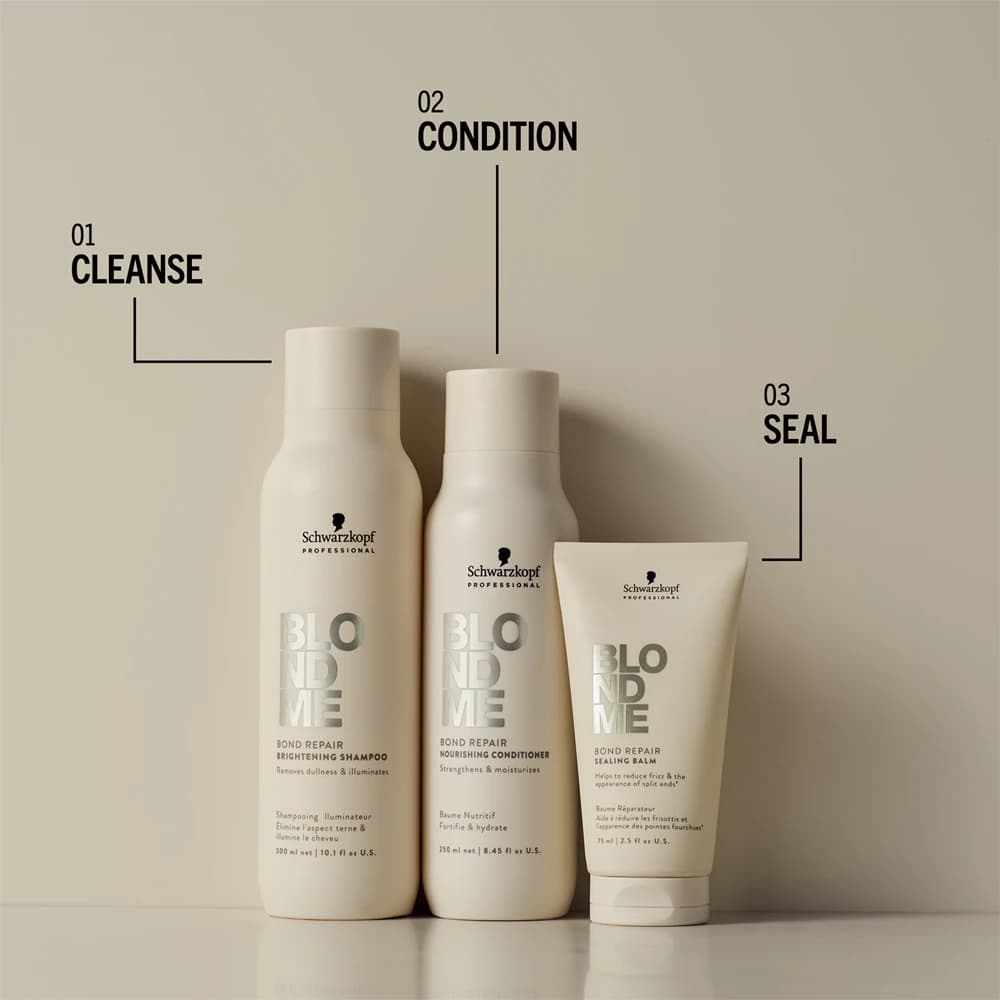 Schwarzkopf Professional Blondme Bond Repair Brightening Shampoo 300ml 5