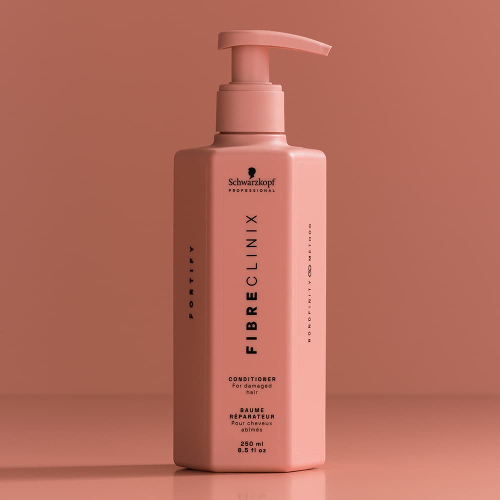 Schwarzkopf Professional Fibre Clinix Fortify Conditioner για Ταλαιπωρημένα Μαλλιά 250ml 3