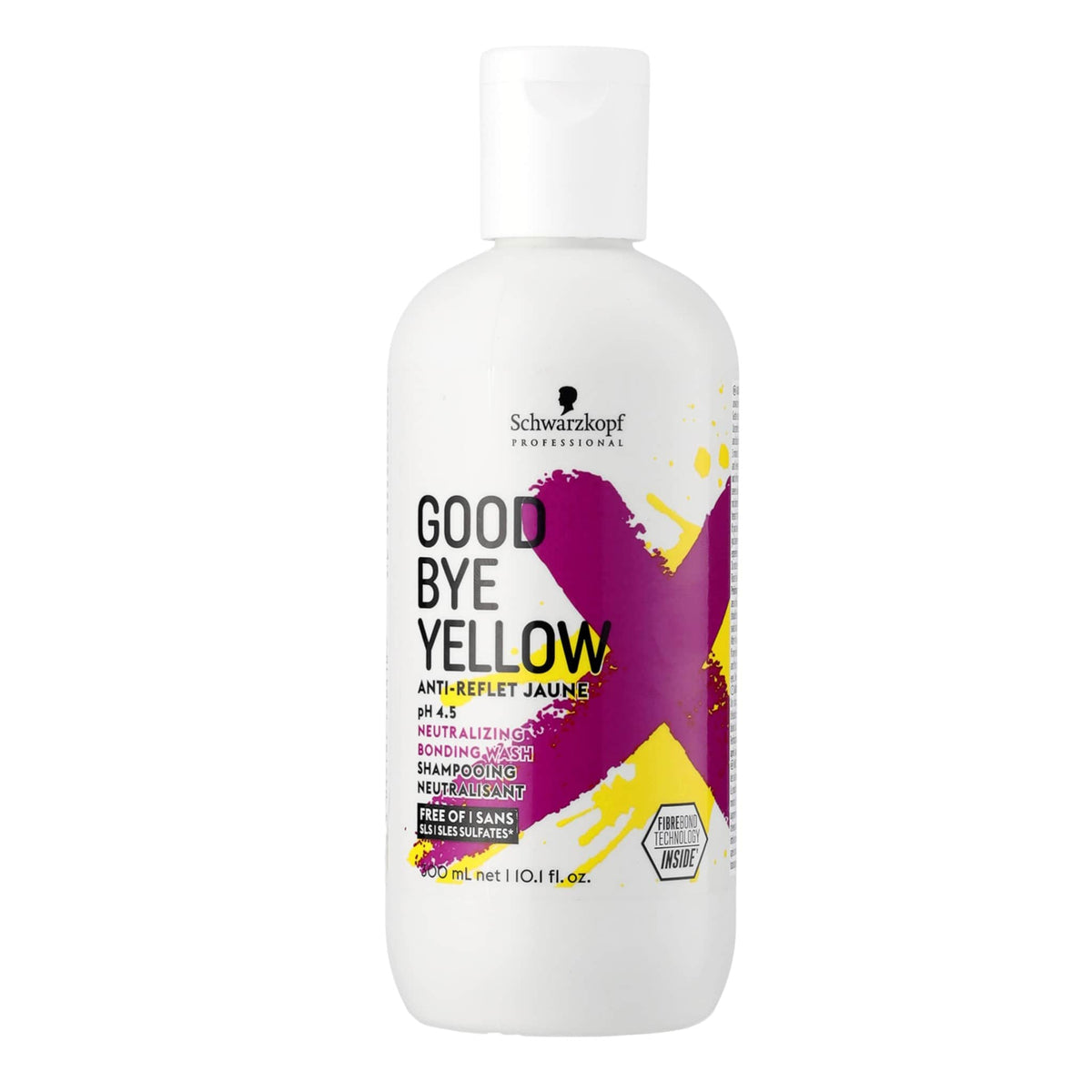 Schwarzkopf Professional Goodbye Yellow Shampoo Σαμπουάν Εξουδετέρωσης Κίτρινων Τόνων για Καστανά Μαλλιά 300ml 1