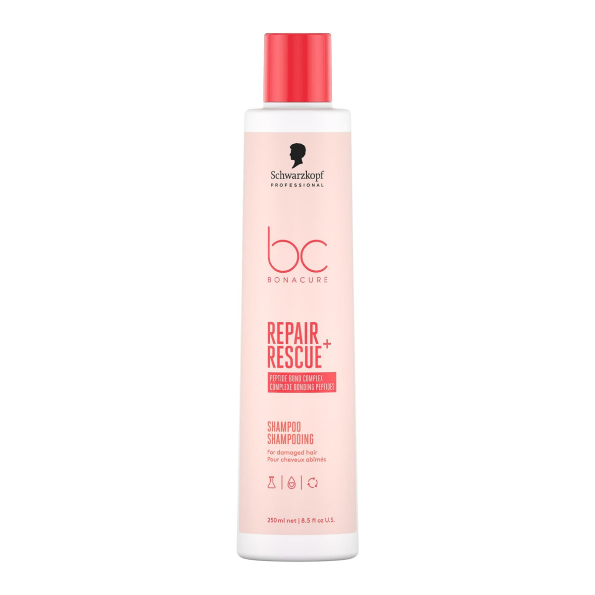 Schwarzkopf Professional BC Bonacure Repair Rescue+ Shampoo Σαμπουάν Επανόρθωσης για Ταλαιπωρημένα Μαλλιά 250ml 1
