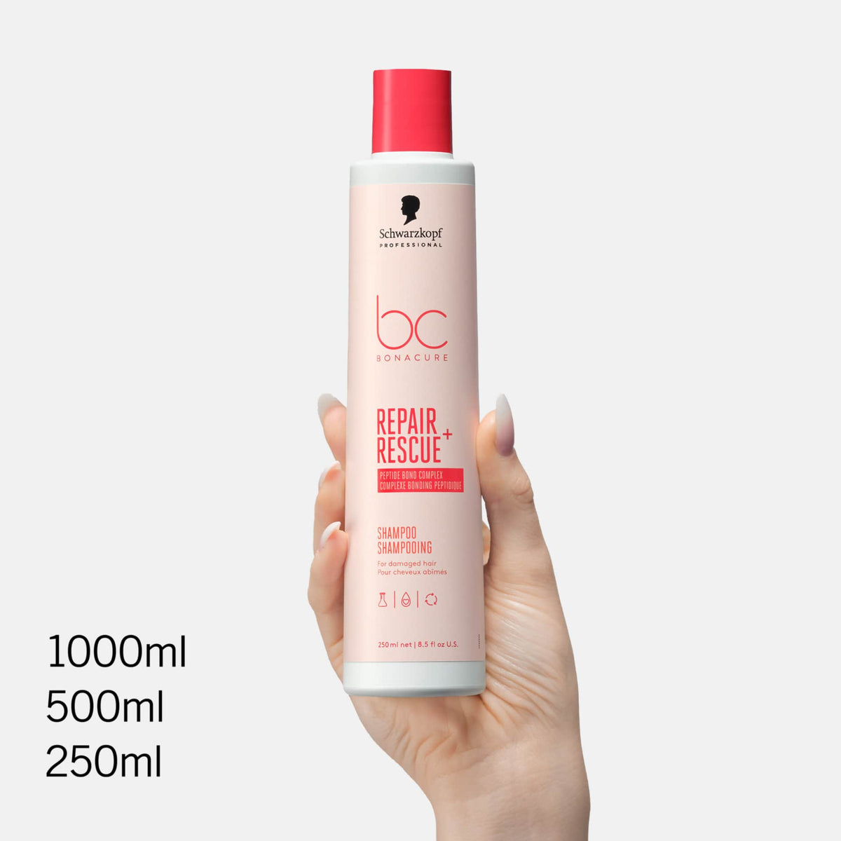 Schwarzkopf Professional BC Bonacure Repair Rescue+ Shampoo Σαμπουάν Επανόρθωσης για Ταλαιπωρημένα Μαλλιά 250ml 2