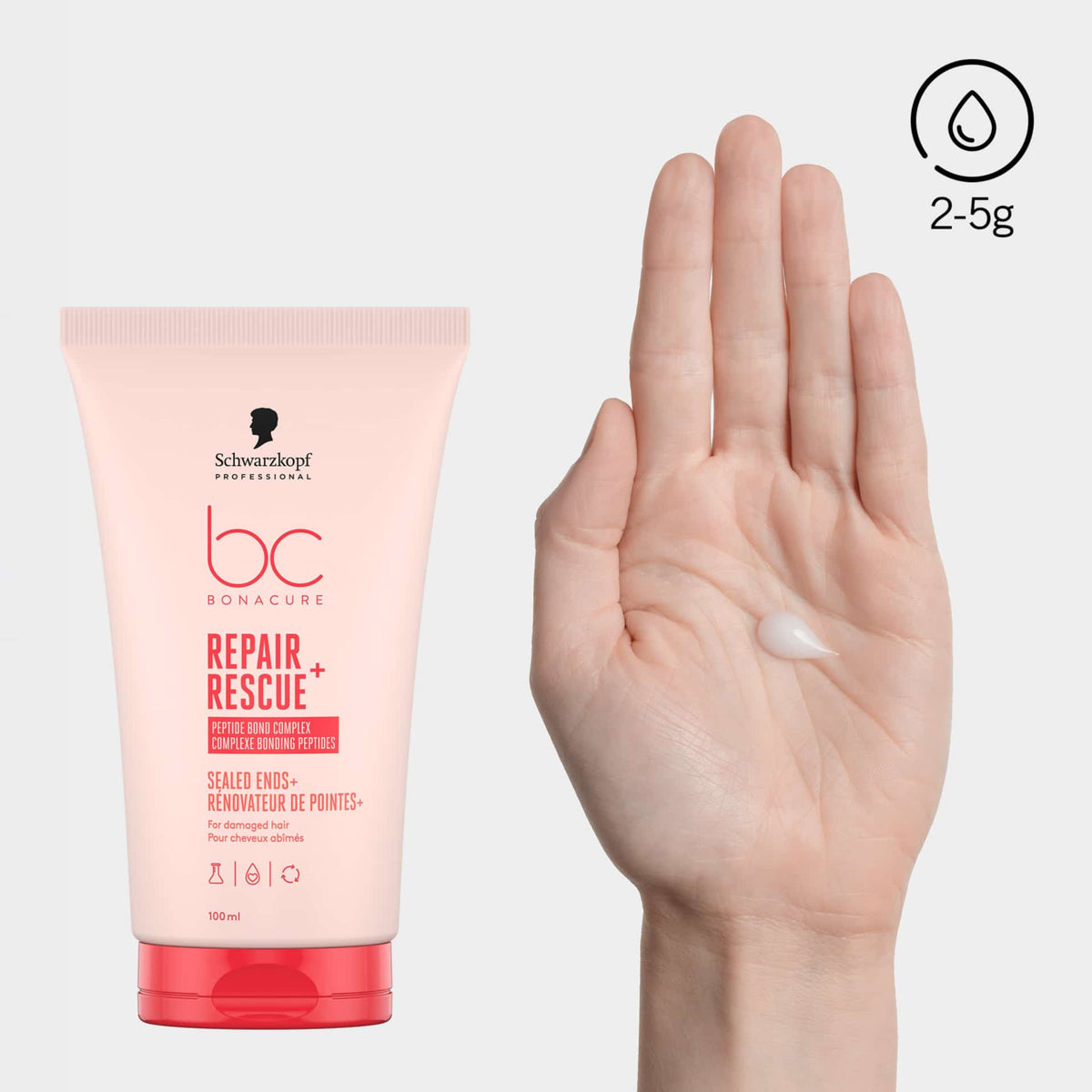Schwarzkopf Professional BC Bonacure Repair Rescue+ Sealed Ends Serum Κατά της Ψαλίδας 100ml 3
