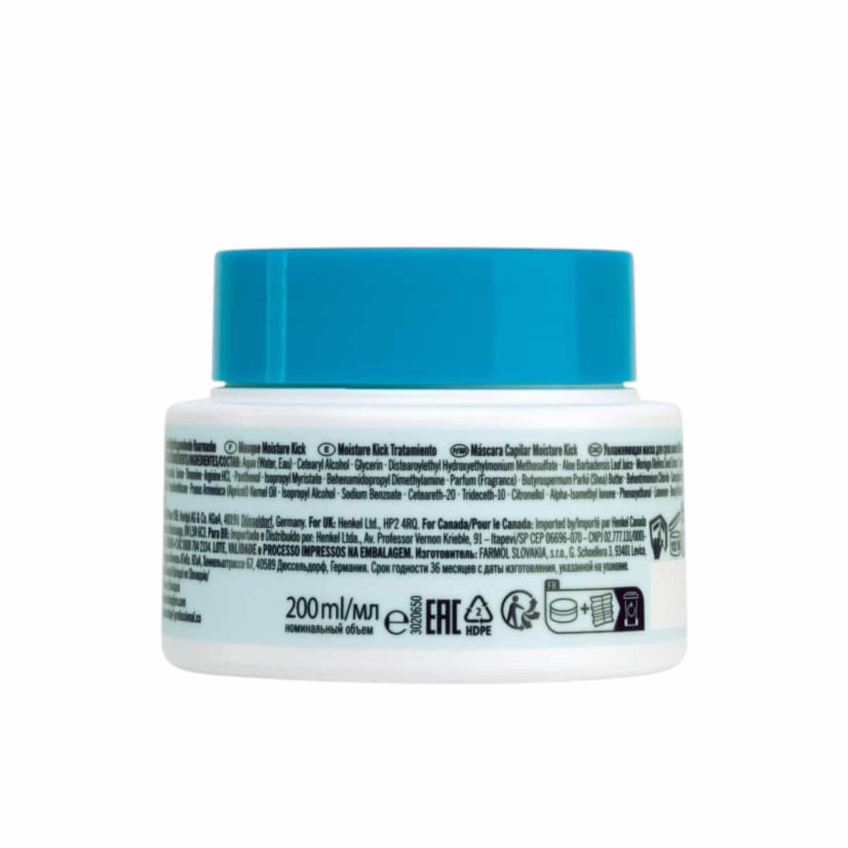 Schwarzkopf Professional BC Bonacure Moisture Kick Care Boost Complex Treatment Μάσκα Ενυδάτωσης για Ξηρά Μαλλιά 200ml 2