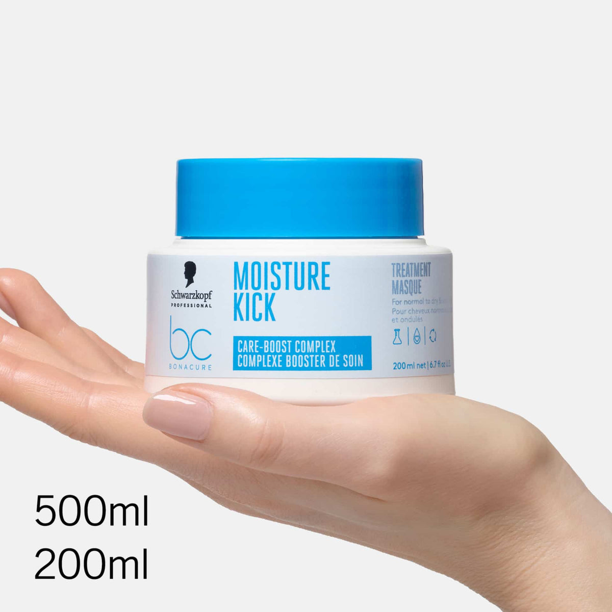 Schwarzkopf Professional BC Bonacure Moisture Kick Care Boost Complex Treatment Μάσκα Ενυδάτωσης για Ξηρά Μαλλιά 200ml 3