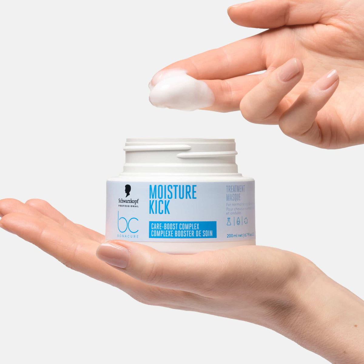Schwarzkopf Professional BC Bonacure Moisture Kick Care Boost Complex Treatment Μάσκα Ενυδάτωσης για Ξηρά Μαλλιά 200ml 4