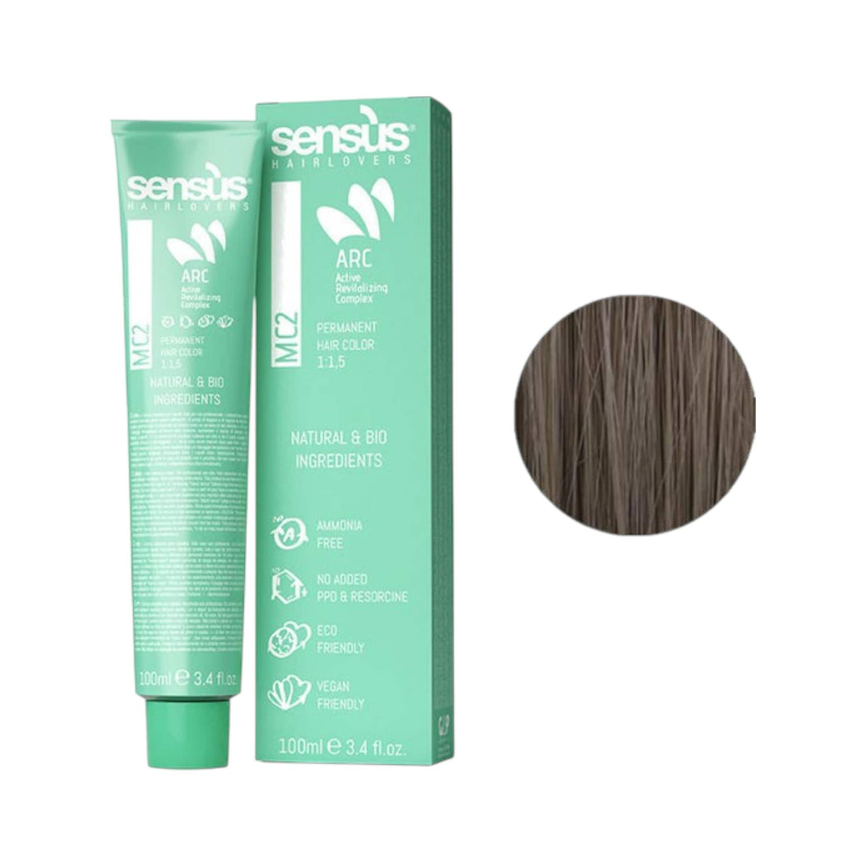 Sensus Mc2 Permanent Hair Color Βαφή Χωρίς Αμμωνία 100ml