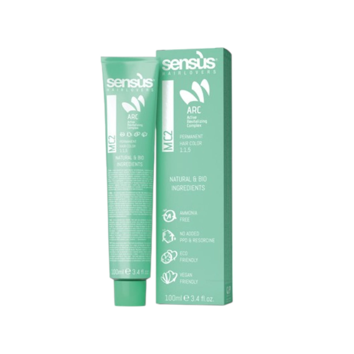 Sensus Mc2 Permanent Hair Color Βαφή Χωρίς Αμμωνία 100ml