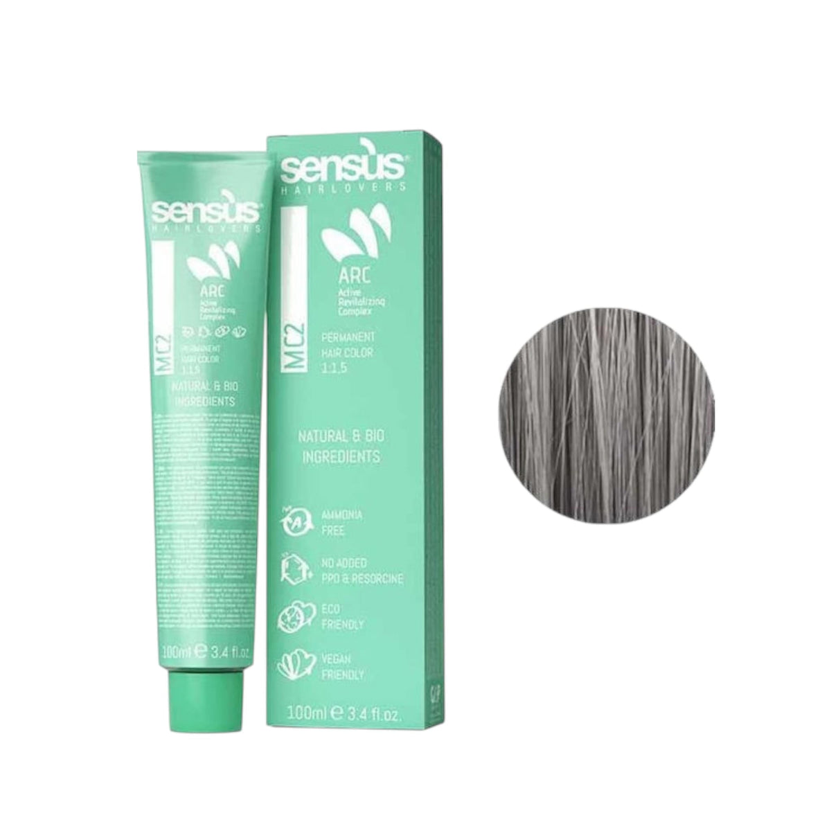 Sensus Mc2 Permanent Hair Color Βαφή Χωρίς Αμμωνία 100ml