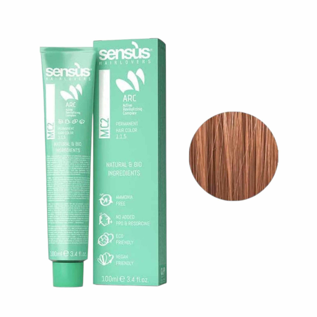 Sensus Mc2 Permanent Hair Color Βαφή Χωρίς Αμμωνία 100ml