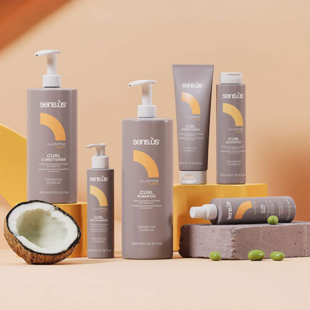 Sensus Illumyna Care Curl Conditioner για Σγουρά Μαλλιά 250ml 2
