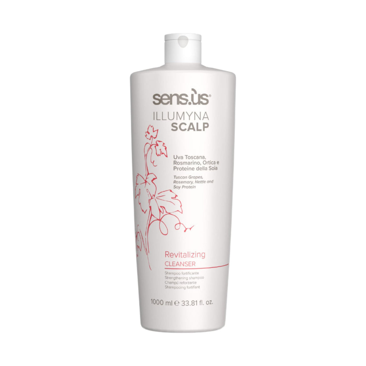Sensus Illumyna Scalp Revitalizing Cleanser Shampoo Σαμπουάν Κατά της Τριχόπτωσης 1000ml 1