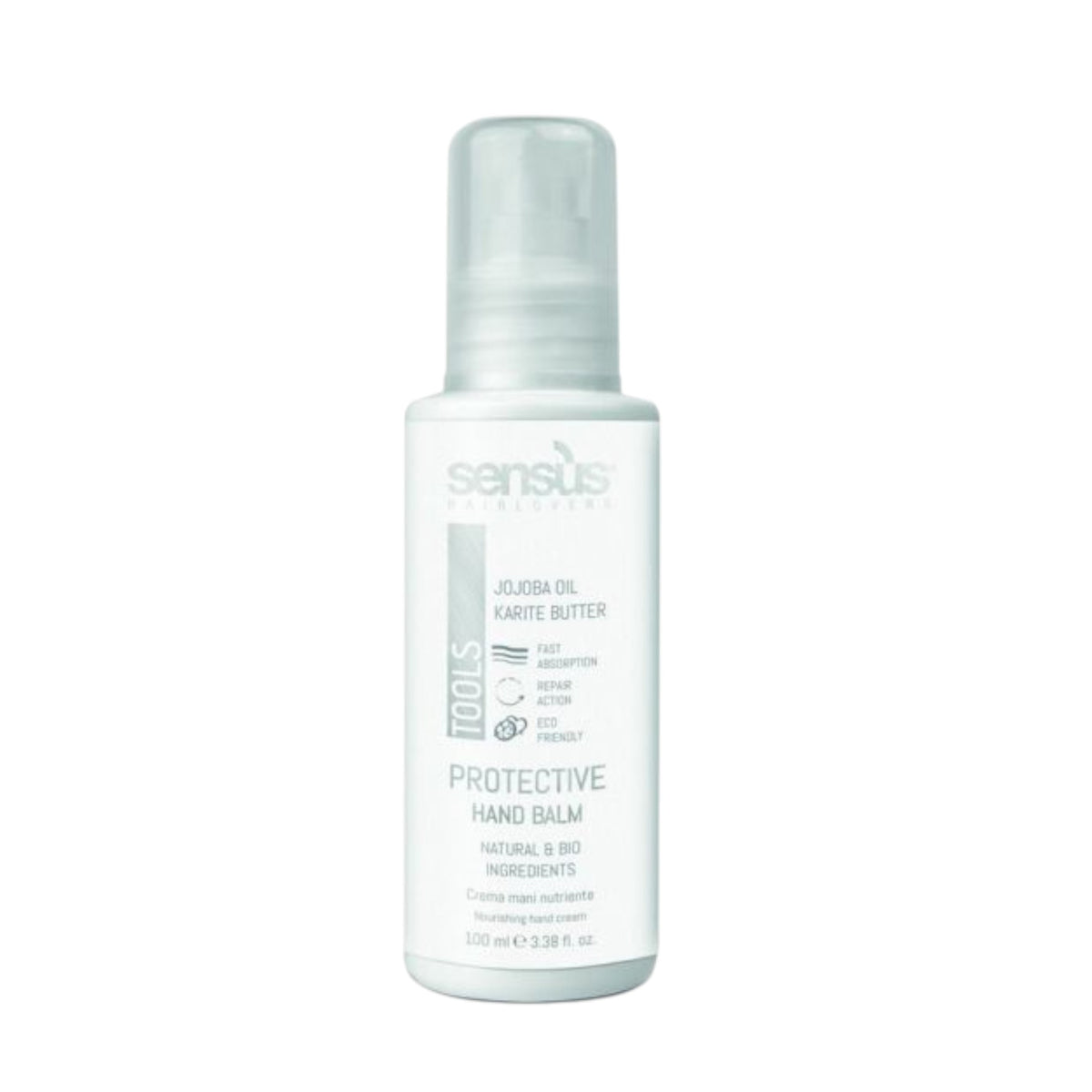 Sensus Tools Protective Hand Balm Κρέμα Χεριών με Έλαιο Καρύδας και Βούτυρο Καριτέ 100ml 1