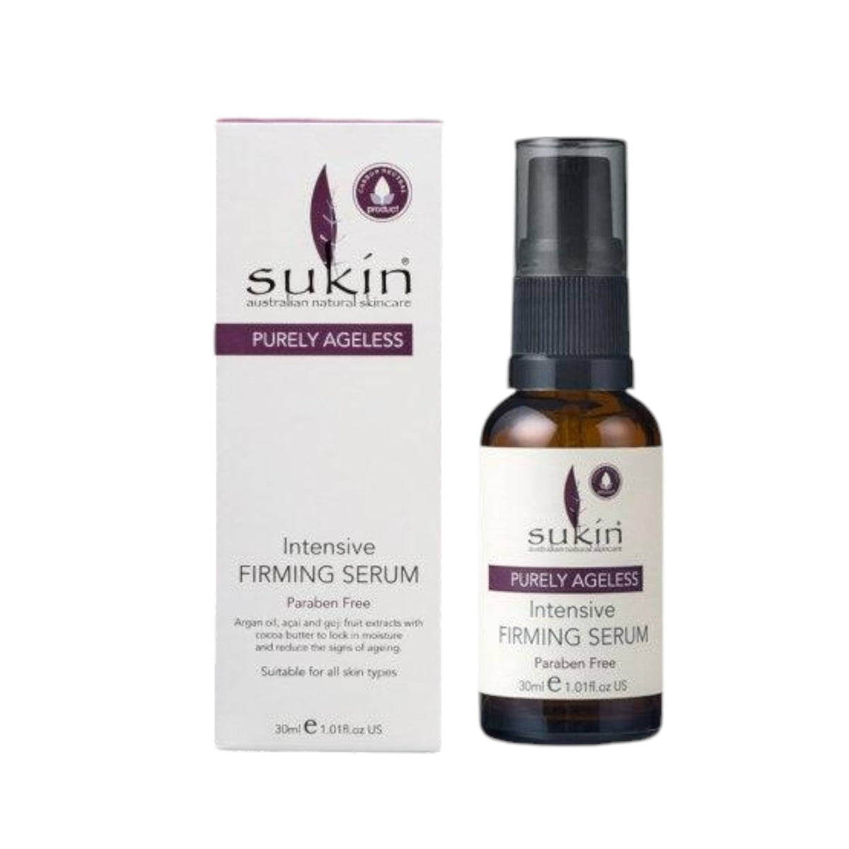 Sukin Naturals Purely Ageless Intensive Firming Serum 30ml