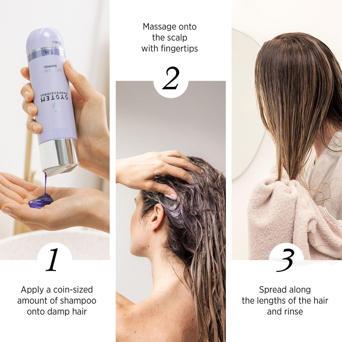 System Professional Luxeblond Σαμπουάν Διατήρησης Χρώματος για Βαμμένα Μαλλιά 250ml