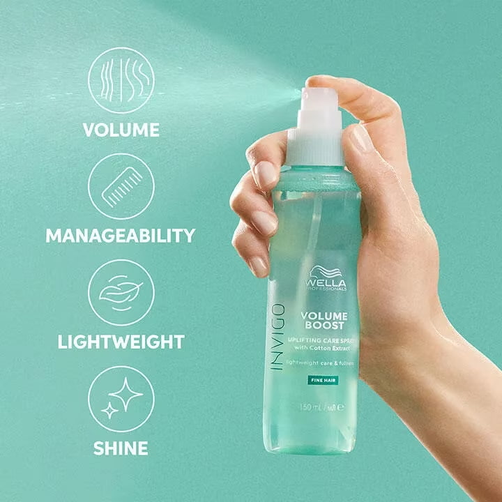 Wella Professionals Invigo Volume Boost Uplifting Care Spray Σπρέι Ενίσχυσης Όγκου για Λεπτά Μαλλιά 150ml
