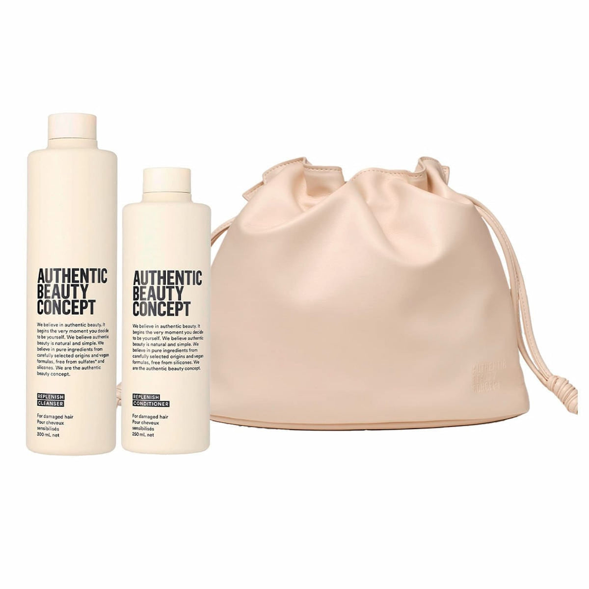 Authentic Beauty Concept Replenish Xmas Set (Shampoo 300ml, Conditioner 250ml)