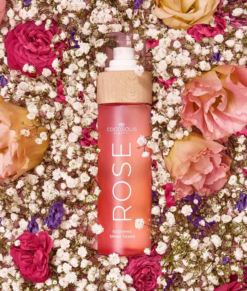 Cocosolis Rose Soothing Spray Toner Καταπραϋντική Λοσιόν Προσώπου 110ml 4