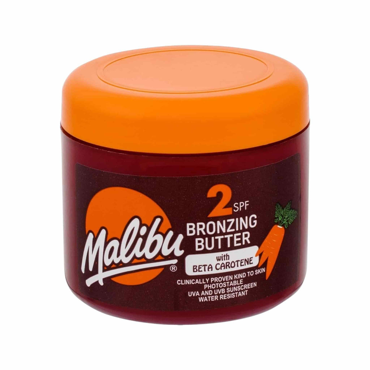 Malibu Bronzing Butter Βούτυρο Μαυρίσματος με Βήτα Καροτίνη SPF2 300ml 1