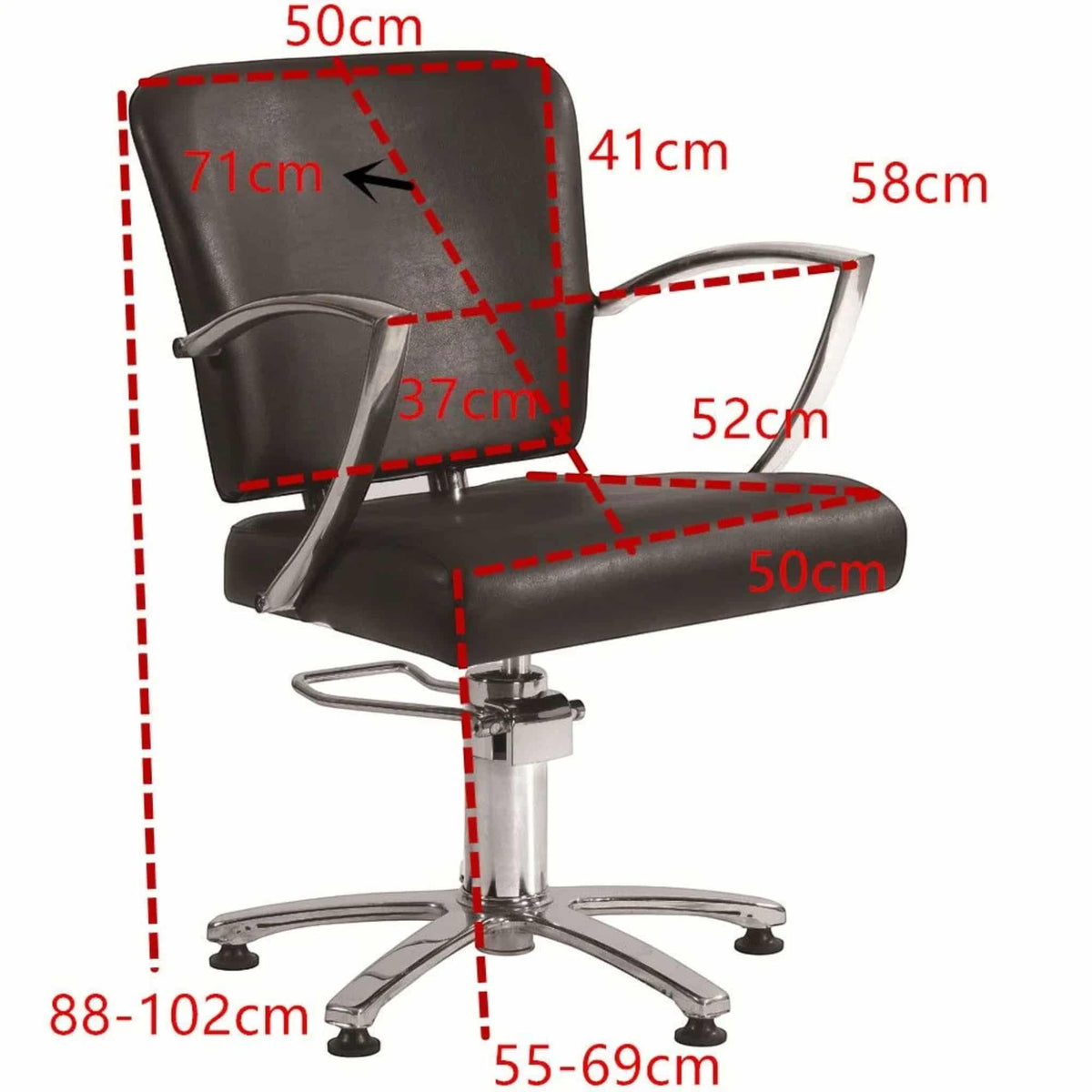 Salon Pro Economy Styling Chair Rodon Elegance 6369 by GL 2