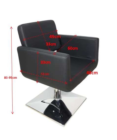 Salon Pro Economy Styling Chair Dalia White 6205 by GL 2