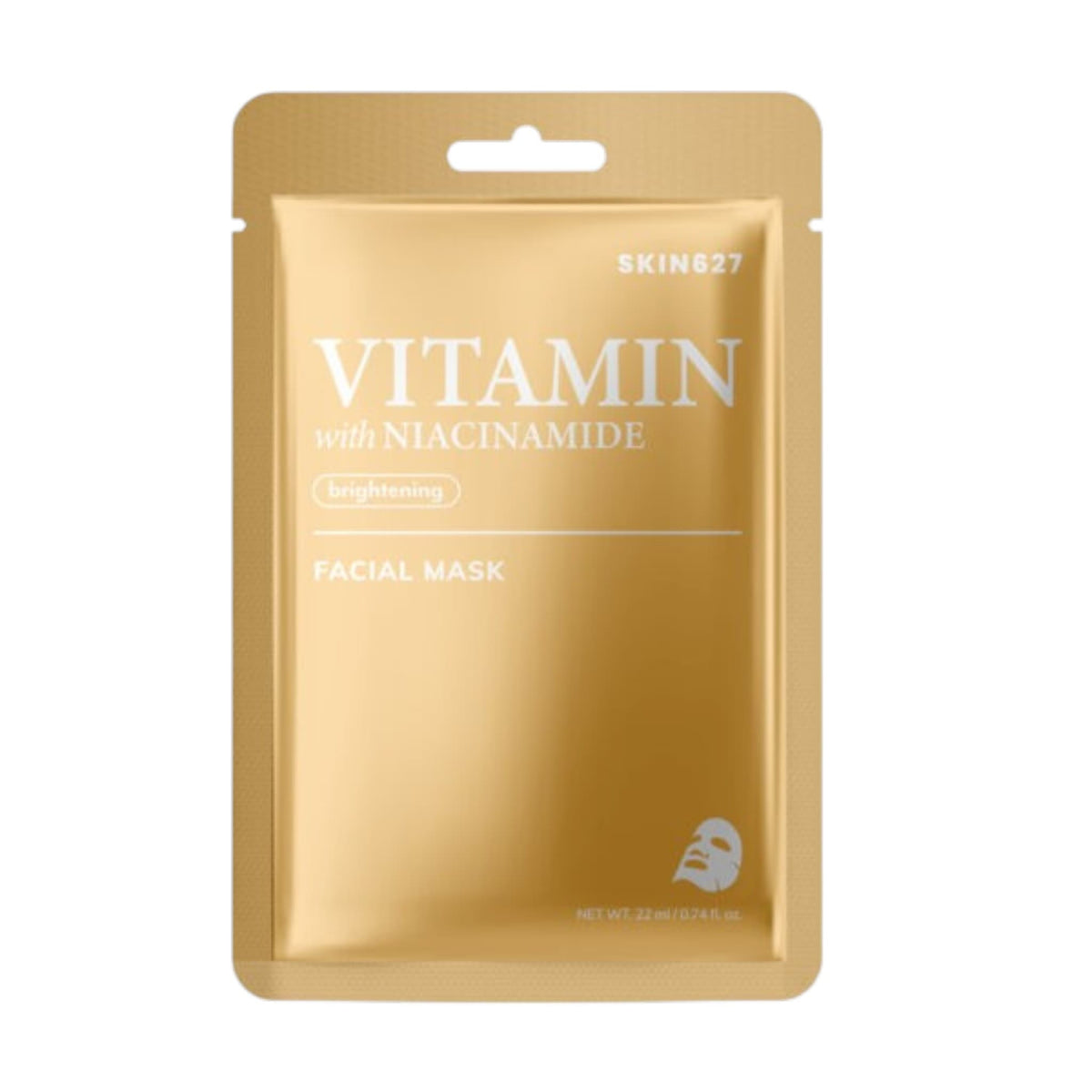SKIN627 Brightening Face Mask Vitamins with Niacinamide Φωτεινότητα & Ομοιόμορφος Τόνος Επιδερμίδας 22ml 1