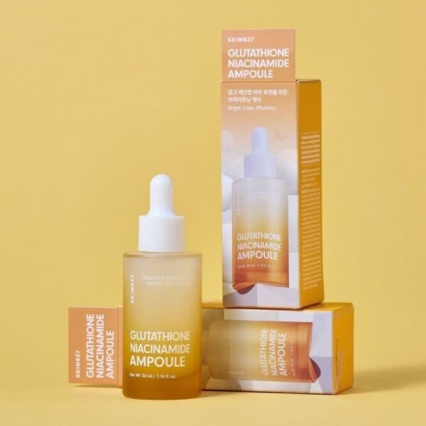 SKIN627 Glutathione Niacinamide Ampoule Brightening Αμπούλα Λάμψης με Γλουταθειόνη & Νιασιναμίδη 34ml 4