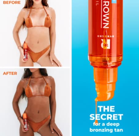 Byrokko Shine Brown Beta Carotene Oil Tanning Radiant Skin Λάδι Μαυρίσματος με Βήτα Καροτίνη 150ml 4