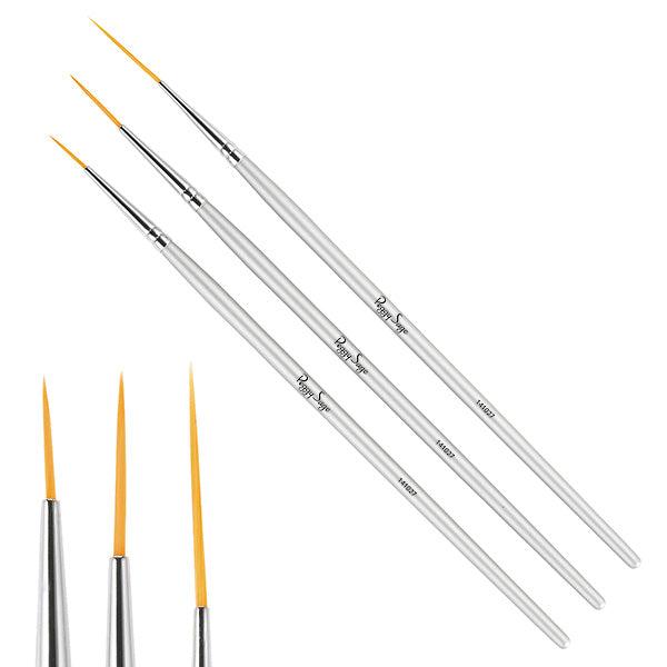 Peggy Sage Nail Art Brushes 3pcs