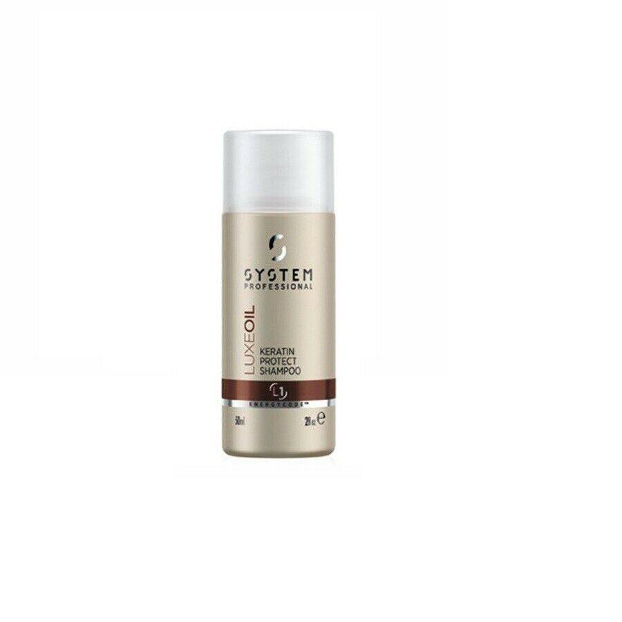 System Professional Fibra LuxeOil Keratin Protect Shampoo (L1) 50ml
