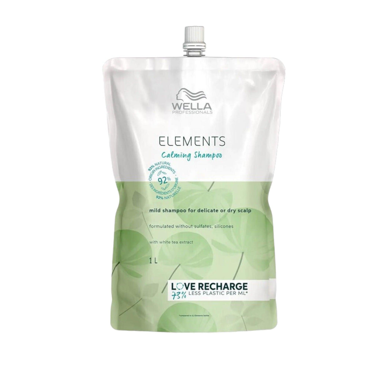 Wella Professionals Elements Calming Σαμπουάν για Όλους τους Τύπους Μαλλιών Ανταλλακτική Συσκευασία 1000ml